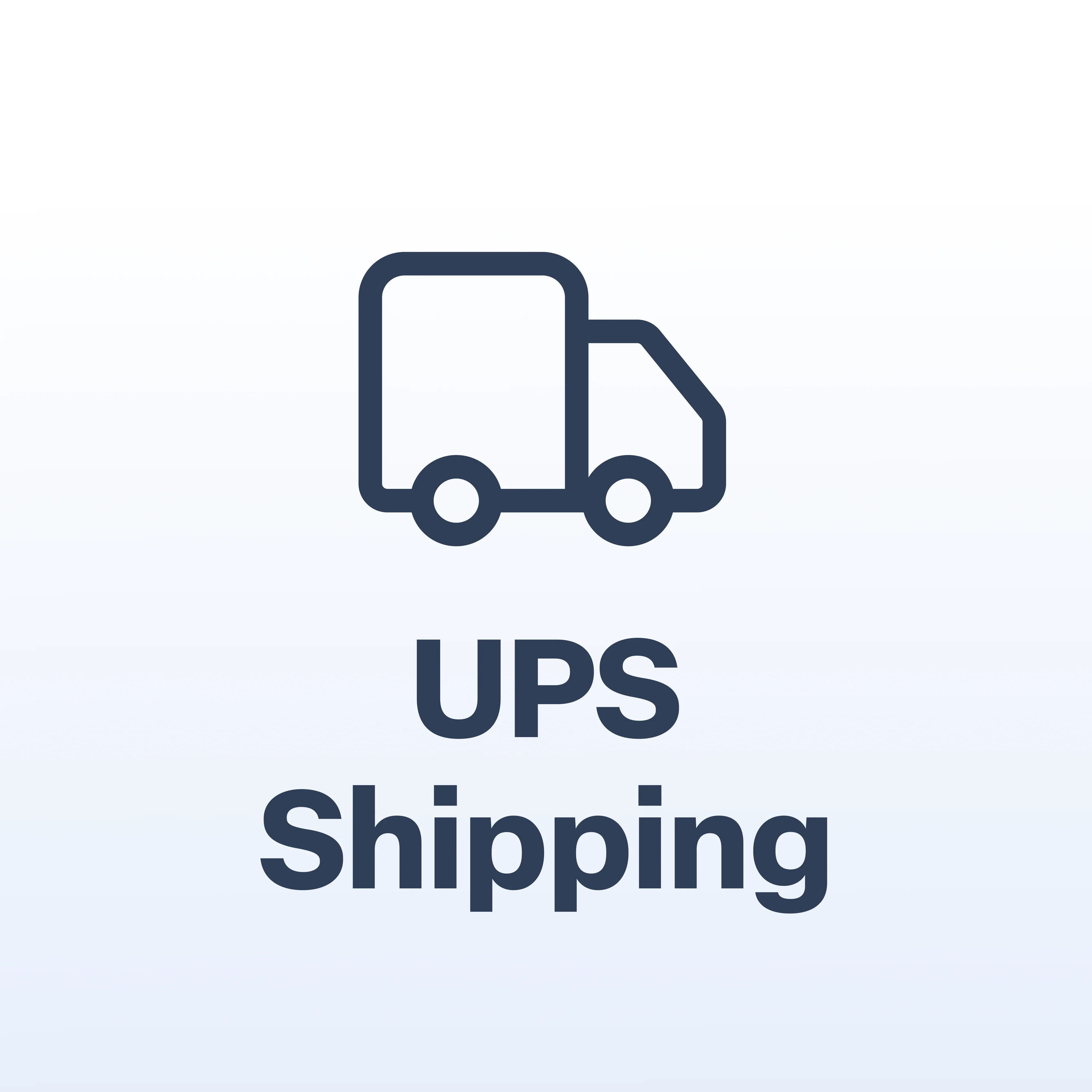 UPS Ground Shipping